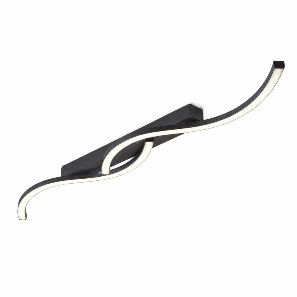 Plafonnier LED Noir Minimaliste Design Moderne