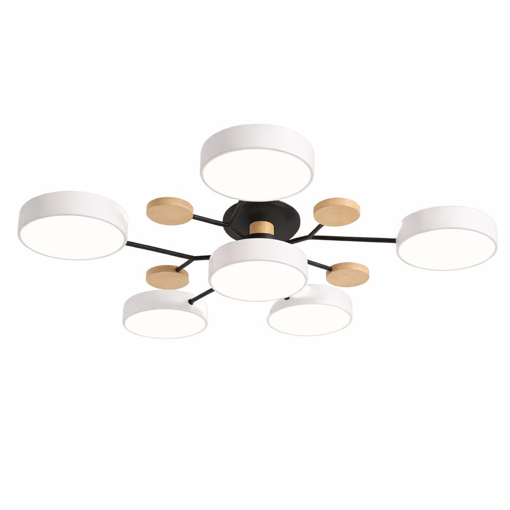 Plafonnier LED Rond Moderne 3 Couleurs