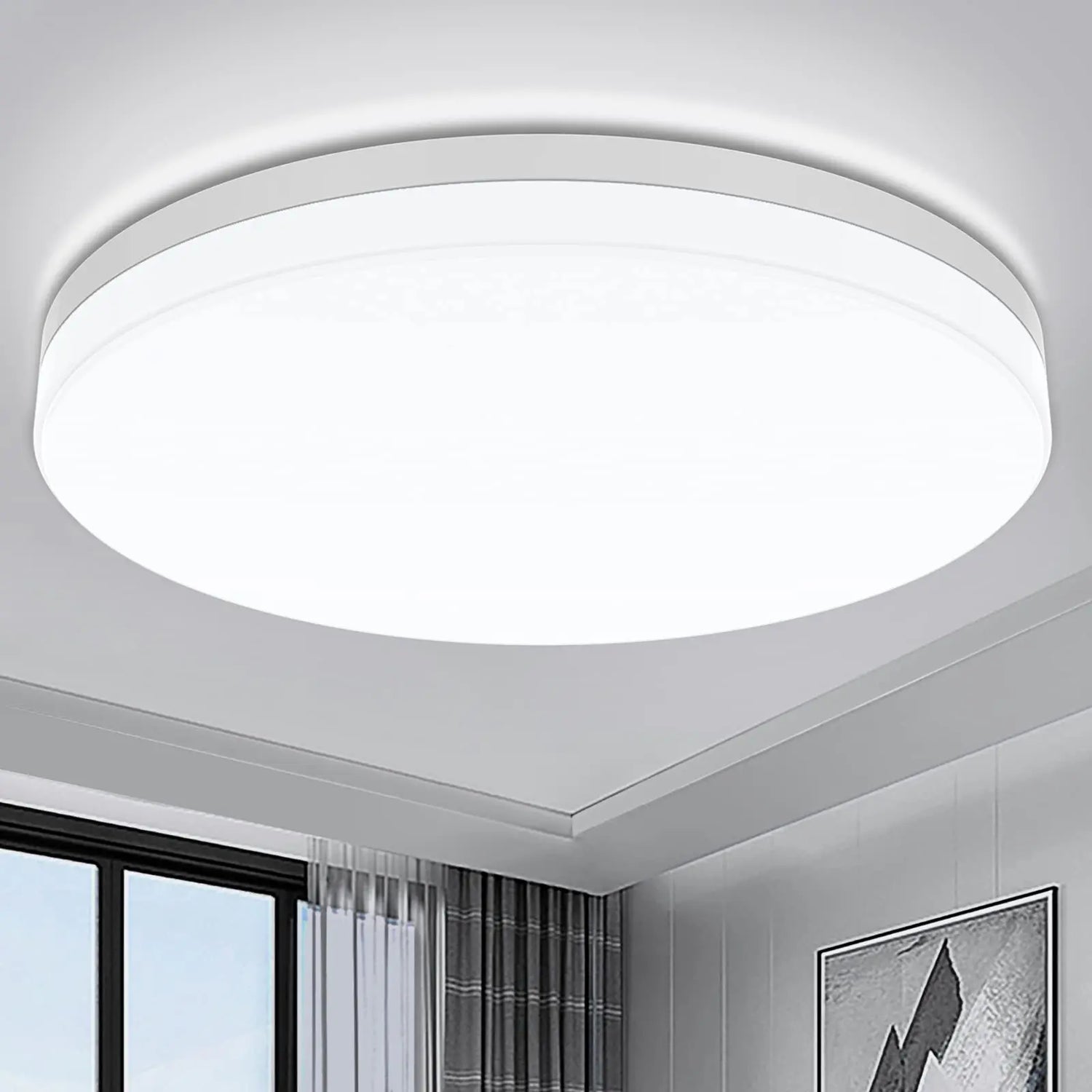 Plafonnier LED Rond Ultra-Fin 18W à 48W