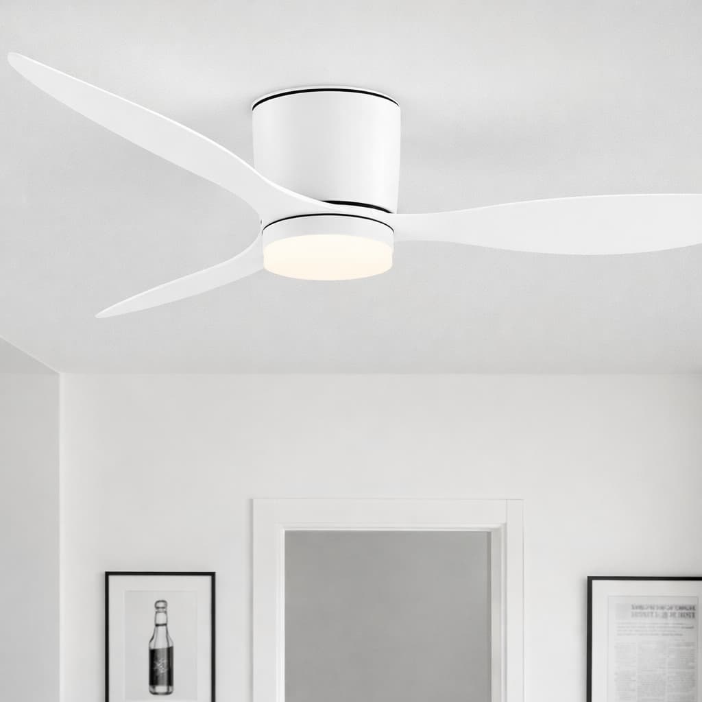 Plafonnier Ventilateur LED Moderne 6 Vitesses Réversible