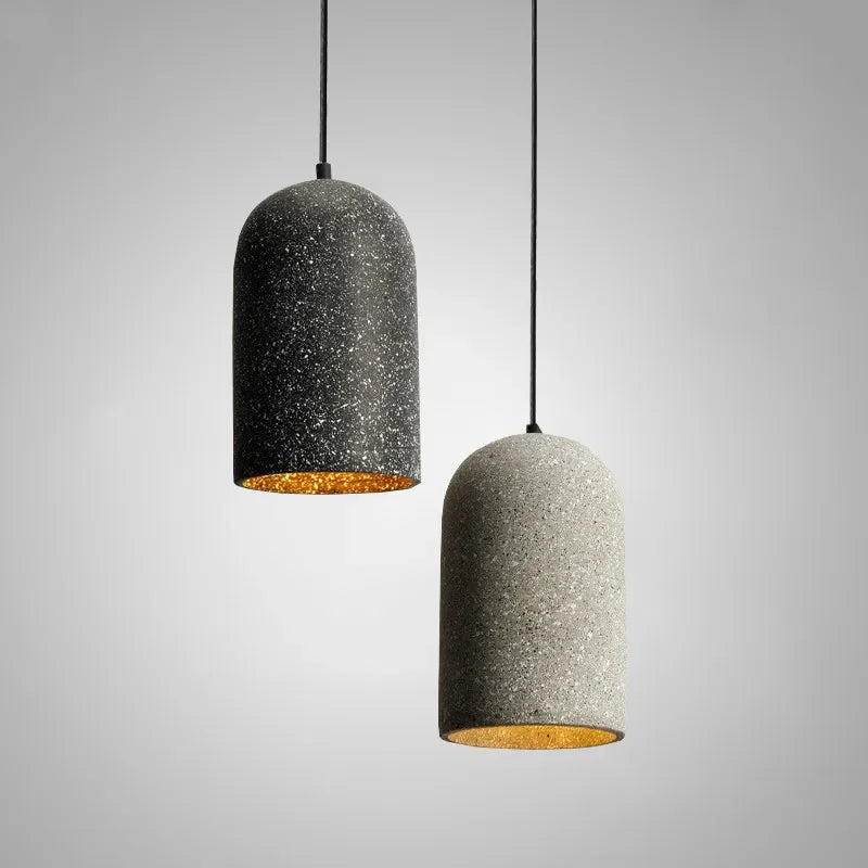 Suspension Béton Nordique Moderne LED