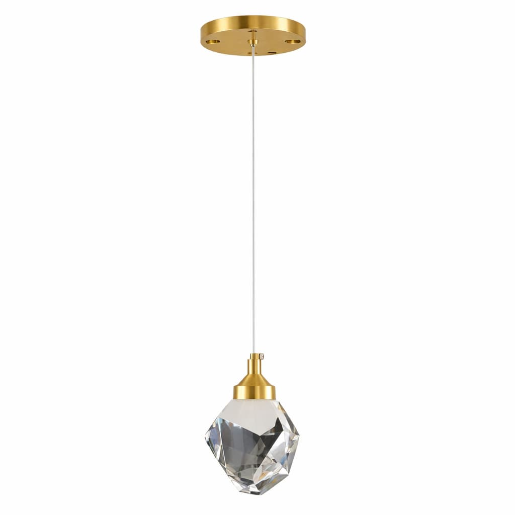 Suspension Cristal K9 Minimaliste Élégante LED