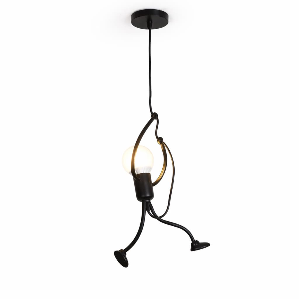 Suspension Figurine Vintage Design Artistique E27
