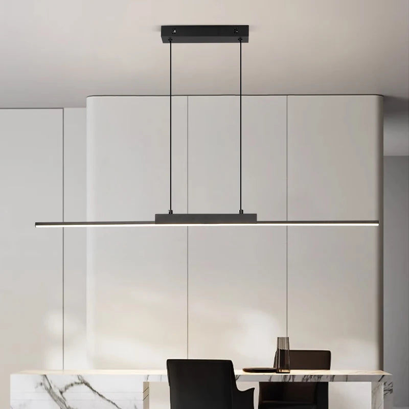 Suspension LED Linéaire Moderne Réglable