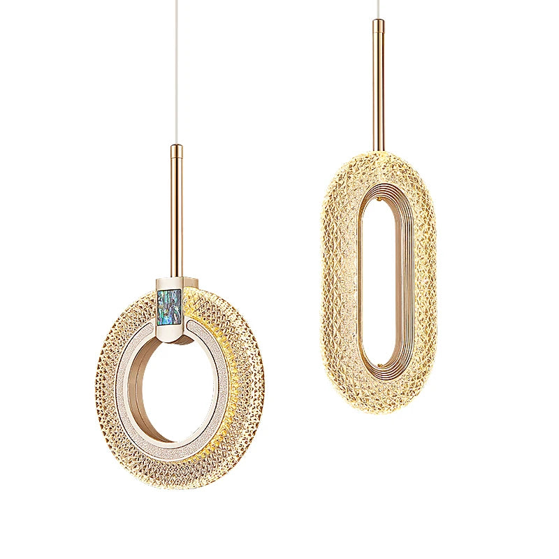 Suspension LED Longiligne Moderne Acrylique Réglable