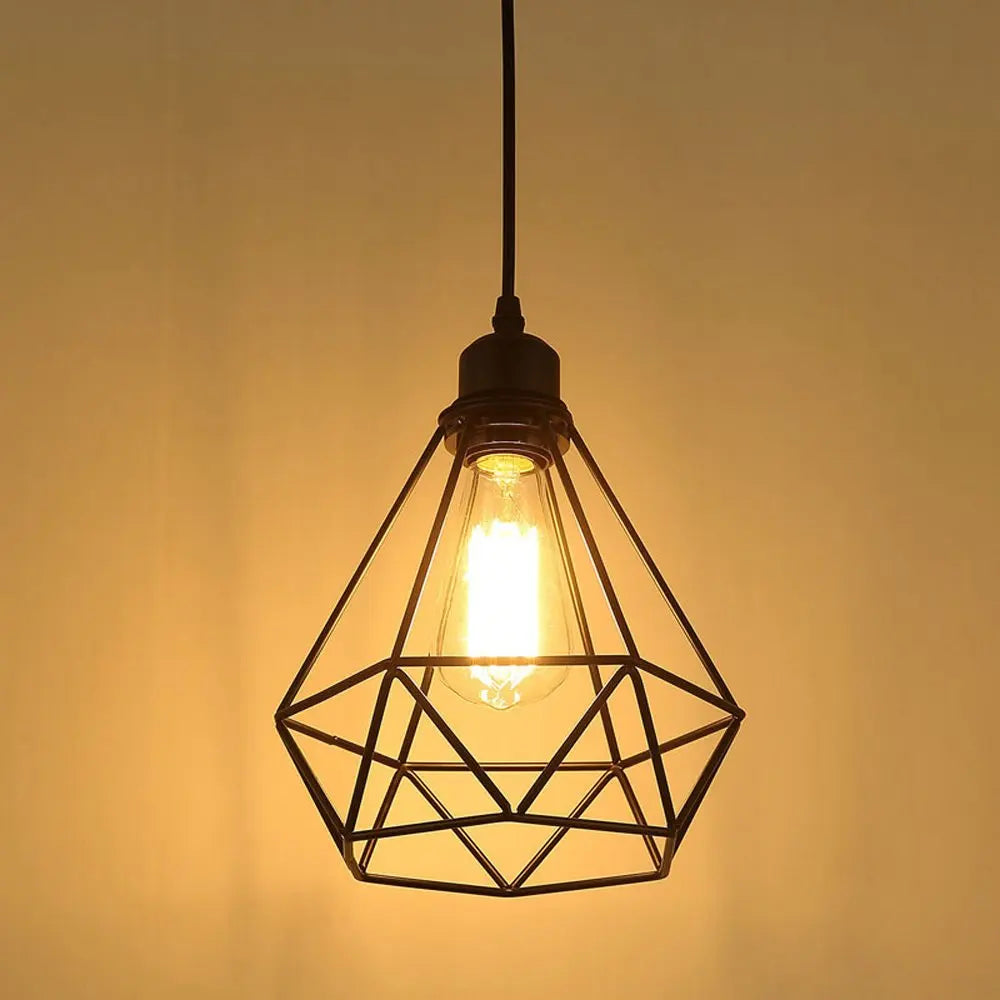 Suspension Métal Vintage E27 Câble Réglable