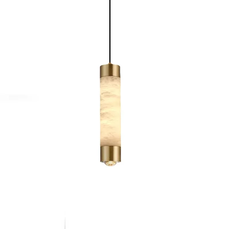 Suspension Marbre Et Cuivre Luxe Élégant LED