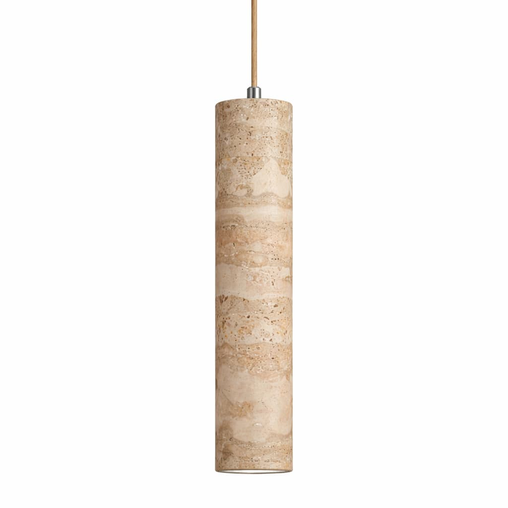 Suspension Marbre Linéaire Crème Élégante G9